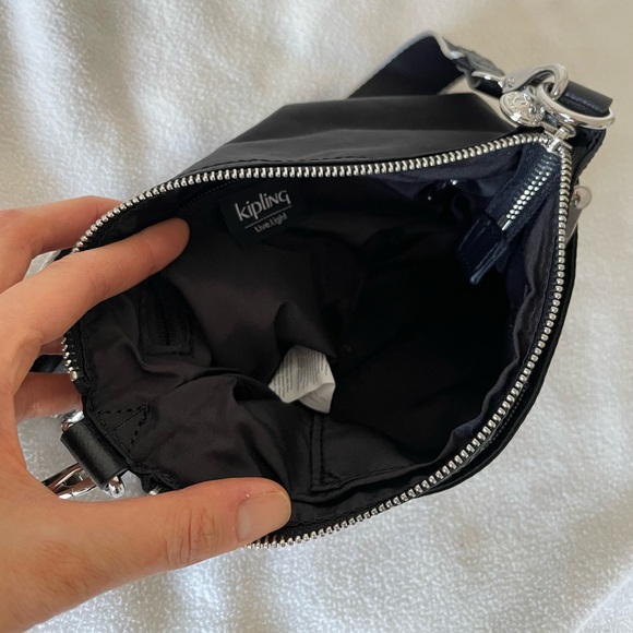 Kipling bag with a removable straps in black - Picture 8 of 11